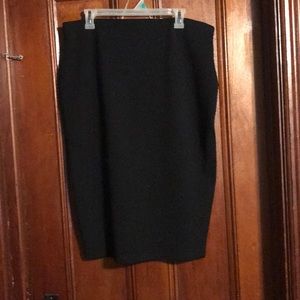 Black pencil skirt